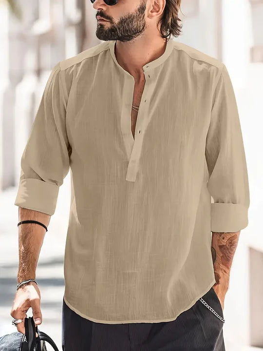 Koszula Męska Lniana Elegancka Enrico