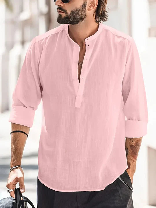 Koszula Męska Lniana Elegancka Enrico
