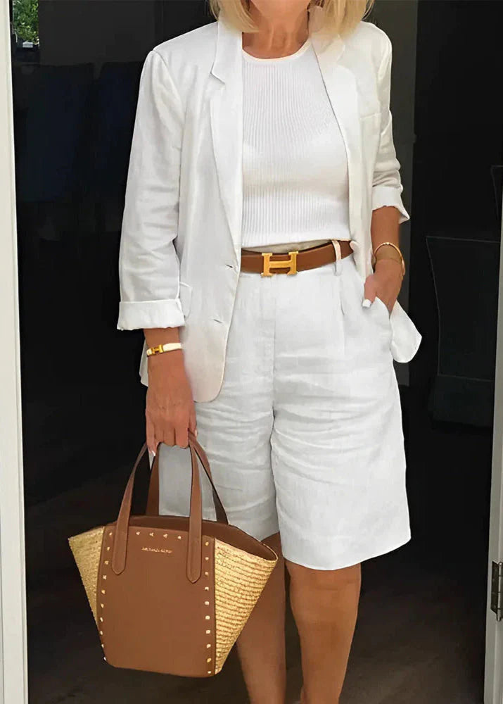 Blazer and Shorts Set Summer