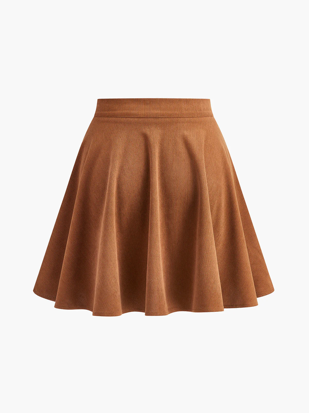 Spódnica Sztruksowa A-Line Na Guziki Retro
