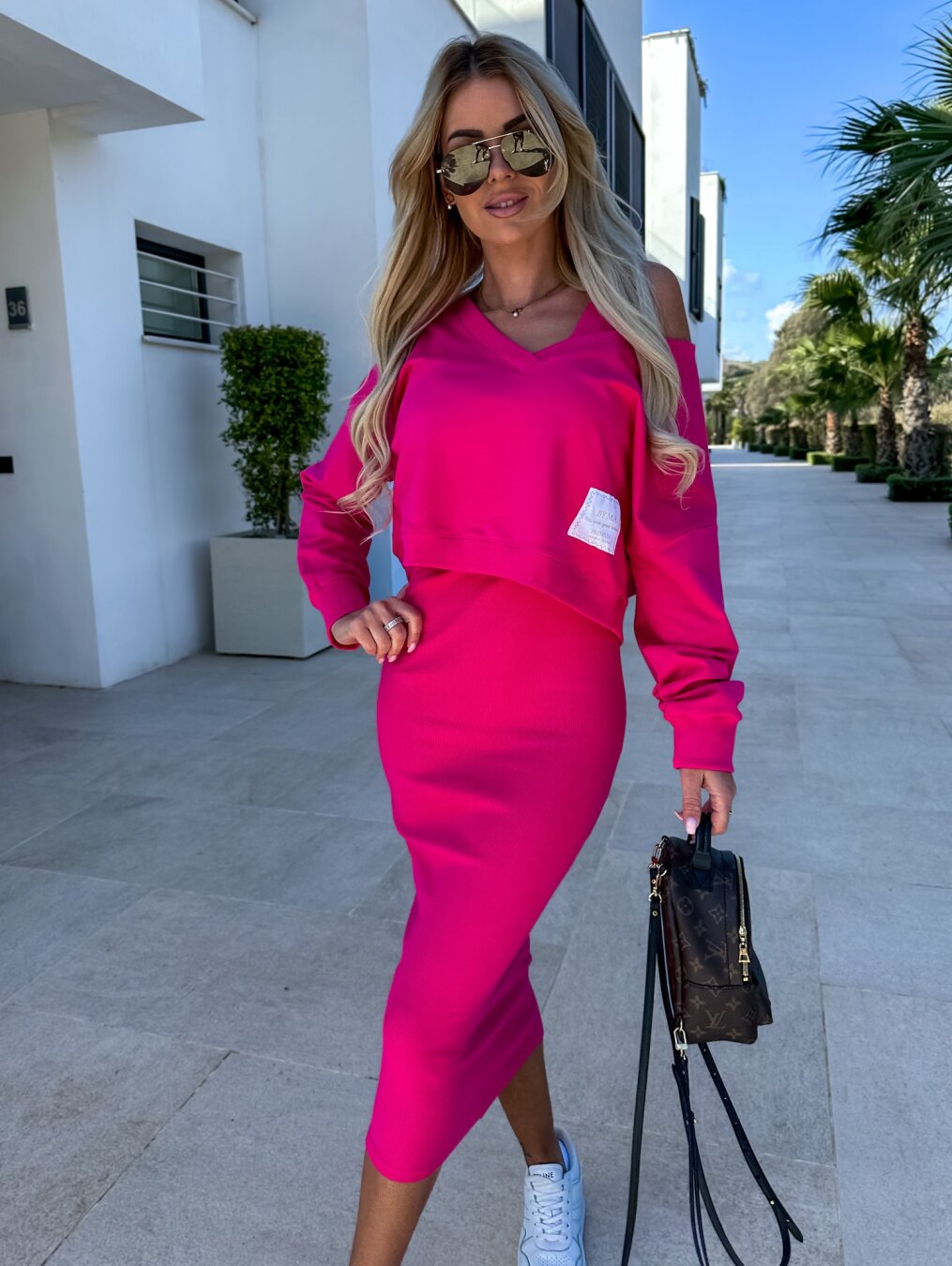 Zestaw Damski Sweter i Sukienka Drusilla