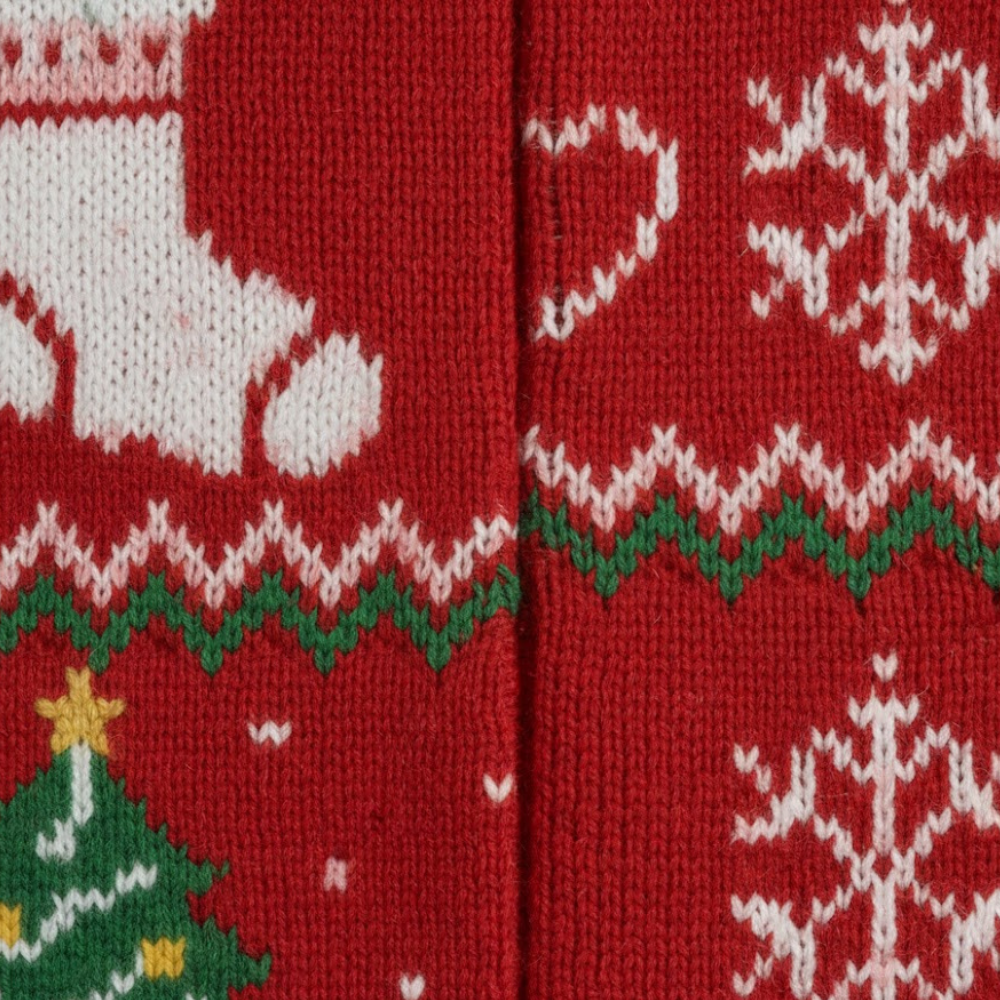 Damski sweter żakardowy świąteczny