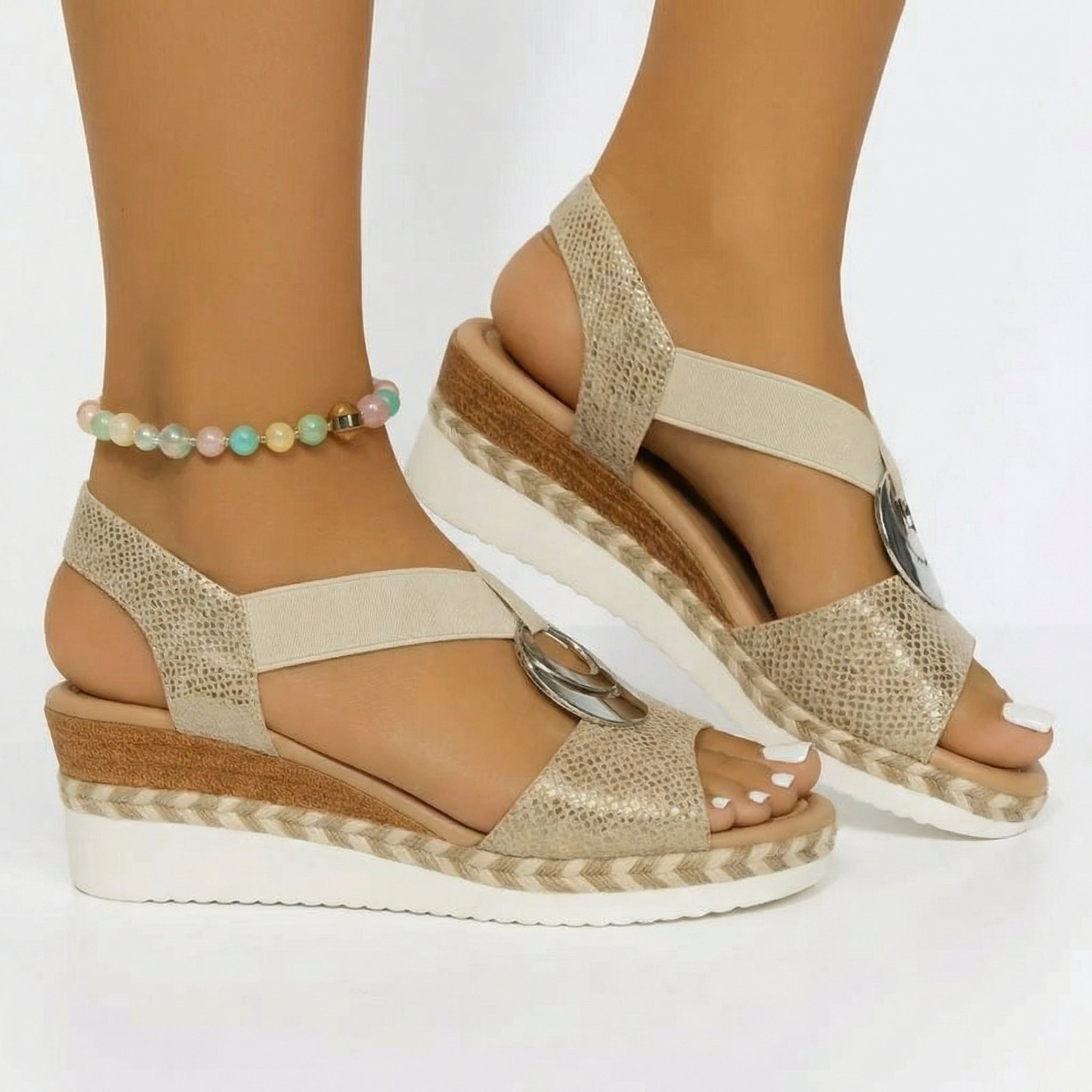 Damskie Skórzane Mokasyny Ortopedyczne – Miękka Skóra, Wsparcie Łuku Stopy, Amortyzowana Wkładka