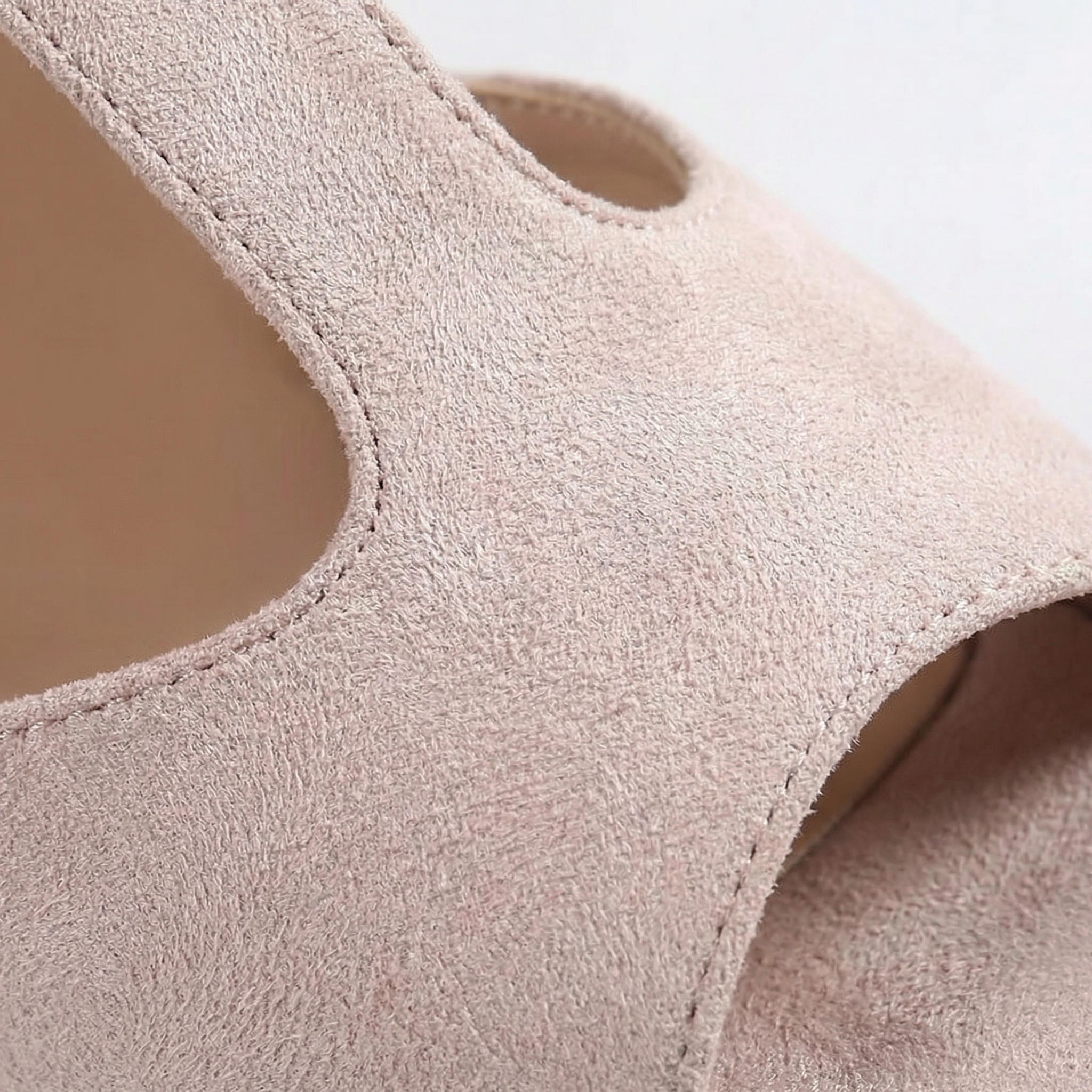 Damskie Zamszowe Czółenka Ortopedyczne na Słupku – Wsparcie Łuku Stopy, Obcas 4 cm, Wkładka Memory Foam