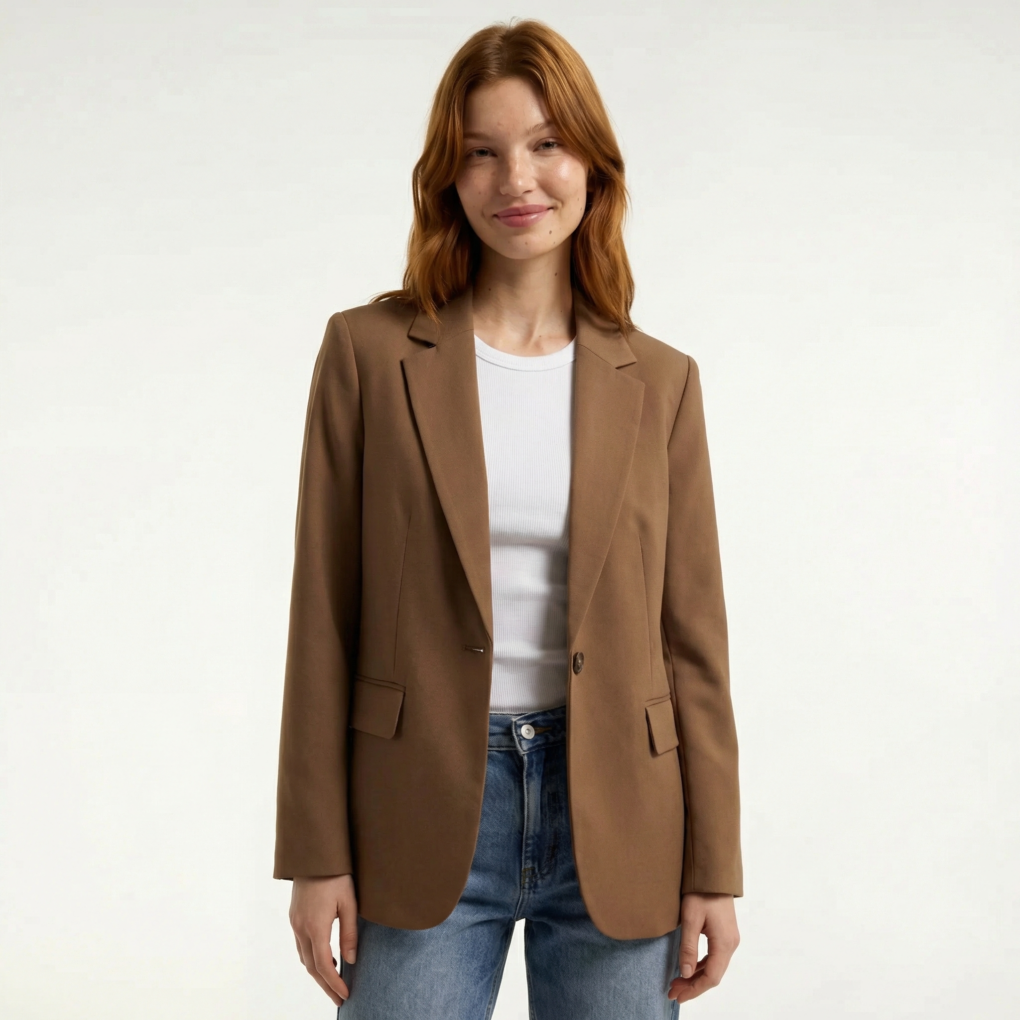 Elegancka Marynarka Kaszmirowa Claire – Materiał Premium, Szlachetny Krój, Wszechstronny Styl Profesjonalny